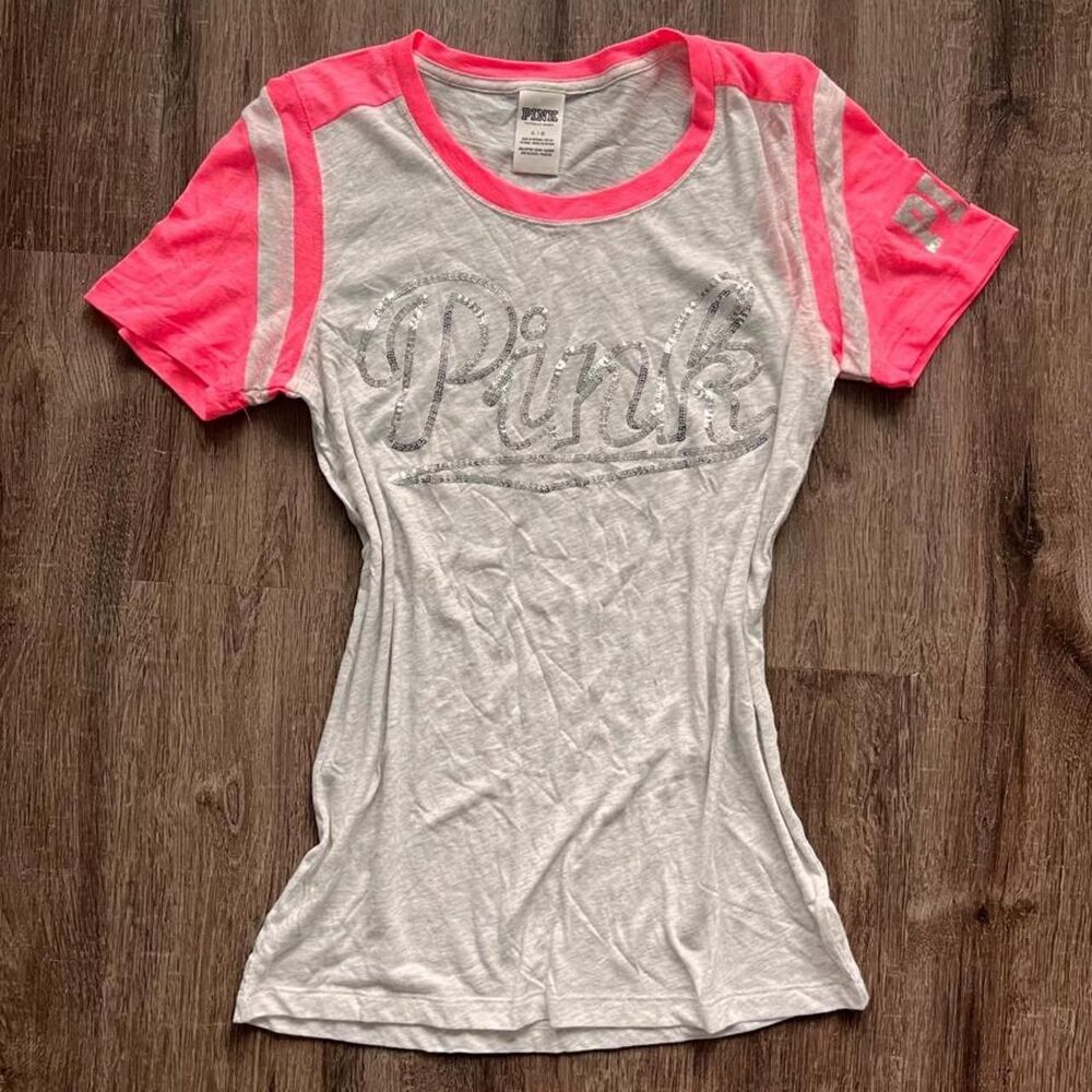Y2K PINK Sequin Top